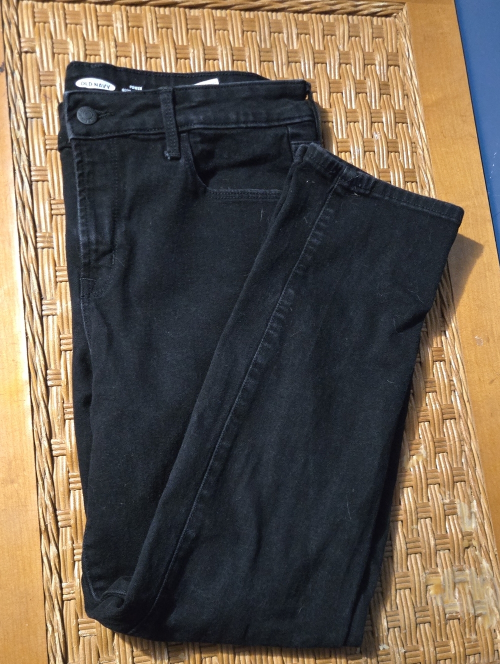 Old Navy Women’s Black Straight-Leg Jeans